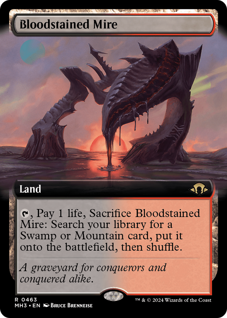 Bloodstained Mire (Extended Art) [Modern Horizons 3] | Good Games Cannington