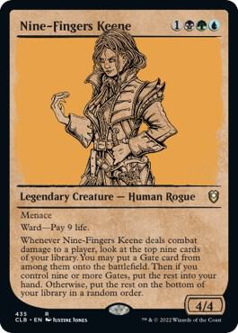 Nine Fingers Keene Showcase 435 (Commander Legends: Battle for Baldur's Gate)  | Good Games Cannington