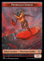 Phyrexian Mite (011) // Phyrexian Goblin Double-Sided Token [Phyrexia: All Will Be One Tokens] | Good Games Cannington