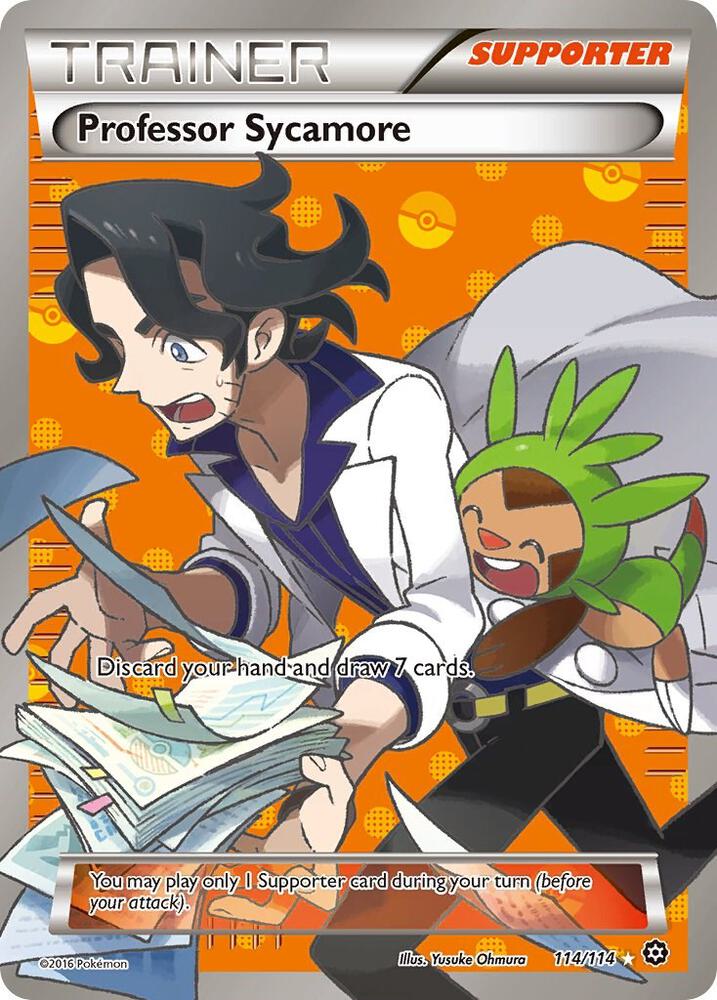 Professor Sycamore 114/114 (XY - Steam Siege)  - Holofoil | Good Games Cannington