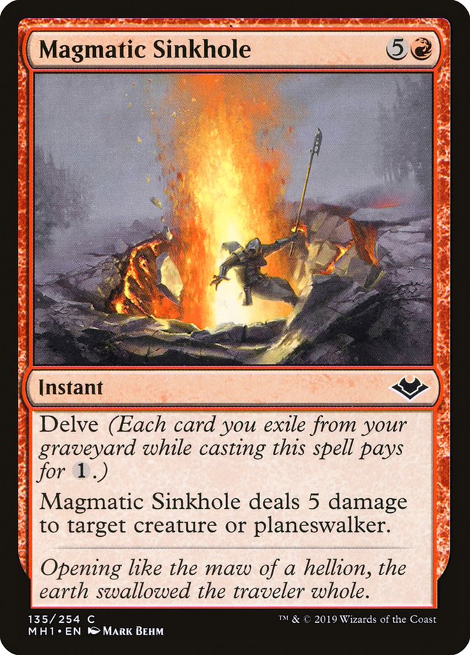 Magmatic Sinkhole [Modern Horizons] | Good Games Cannington