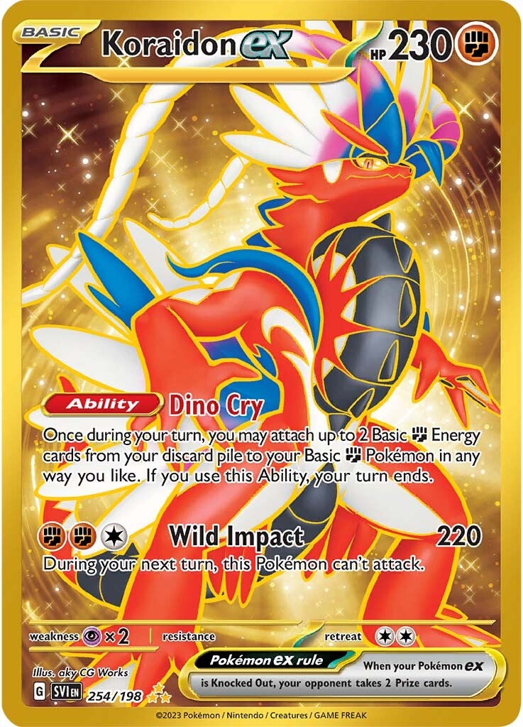Koraidon ex (254/198) [Scarlet & Violet: Base Set] | Good Games Cannington