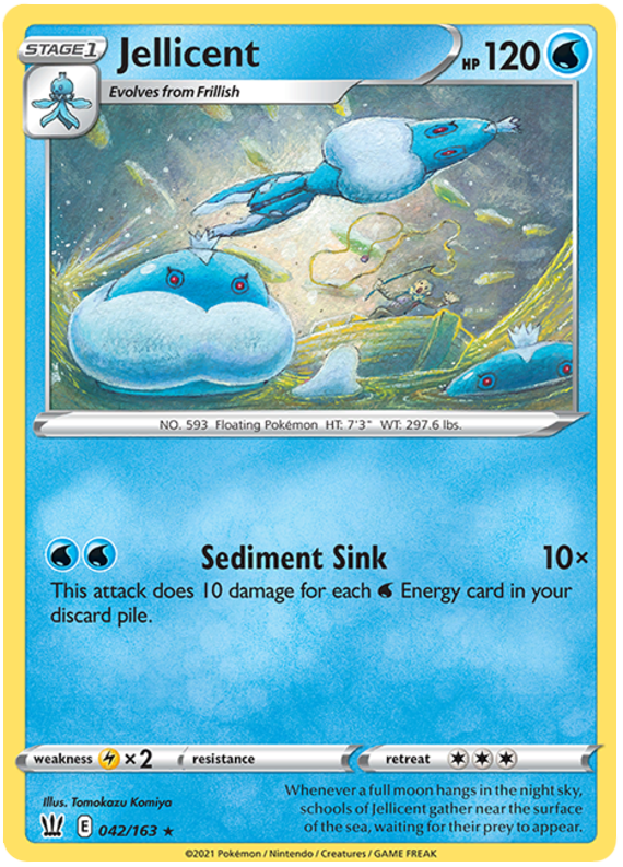 Jellicent (042/163) [Sword & Shield: Battle Styles] | Good Games Cannington