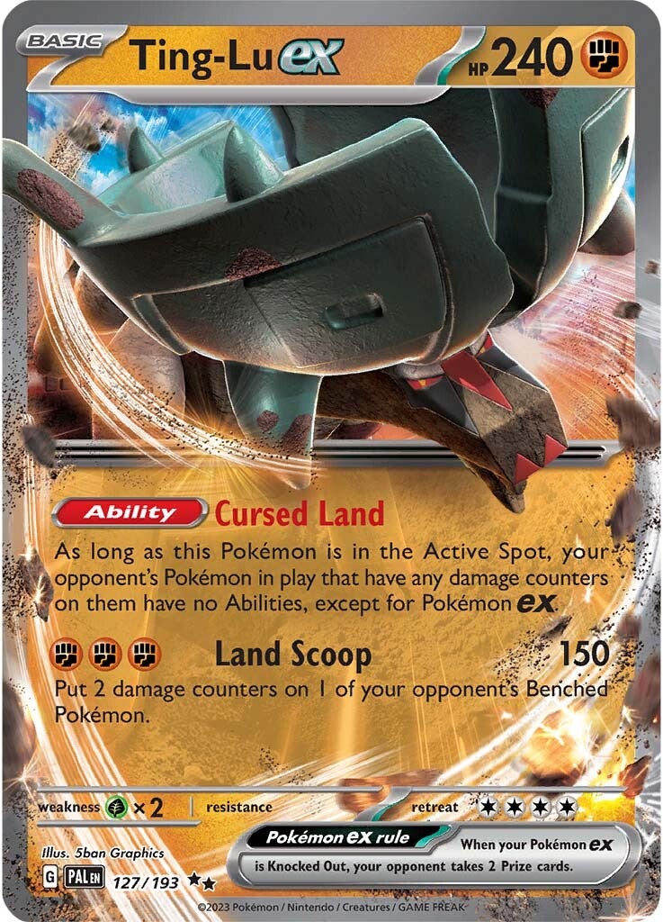 Ting-Lu ex (127/193) [Scarlet & Violet: Paldea Evolved] | Good Games Cannington