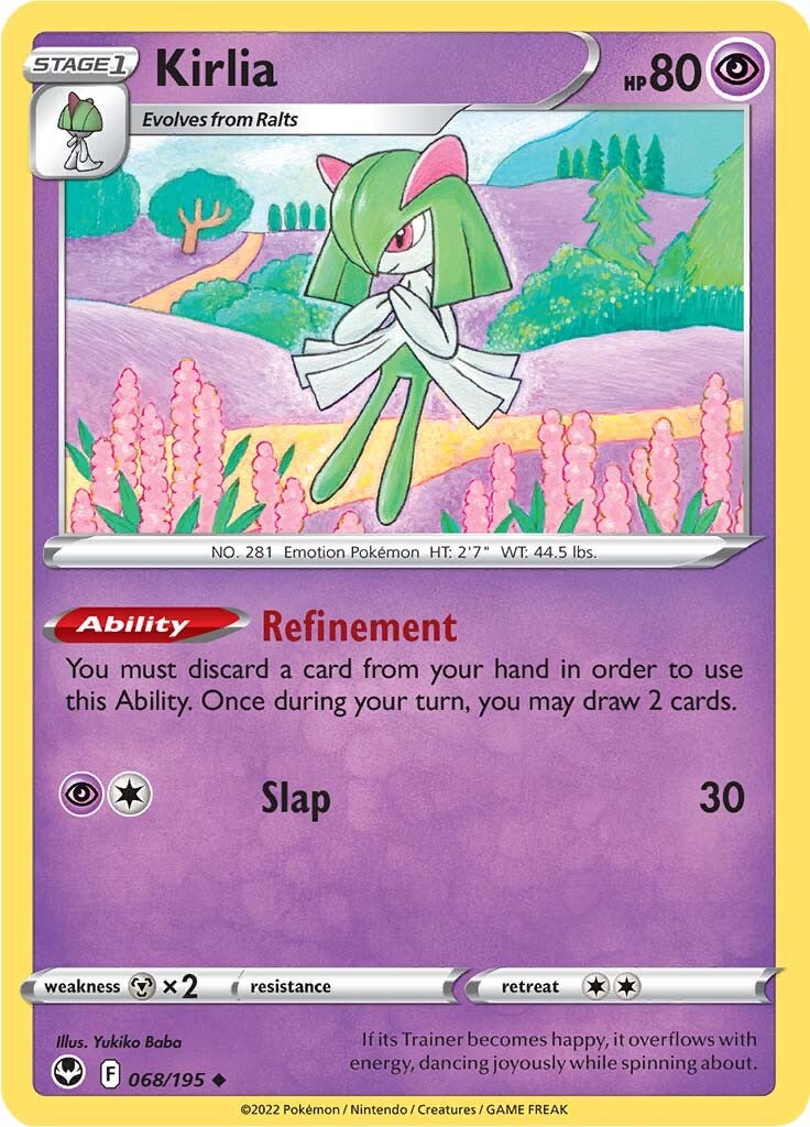 Kirlia (068/195) [Sword & Shield: Silver Tempest] | Good Games Cannington