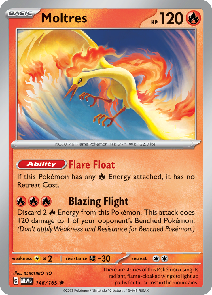 Moltres (146/165) [Scarlet & Violet 151] | Good Games Cannington