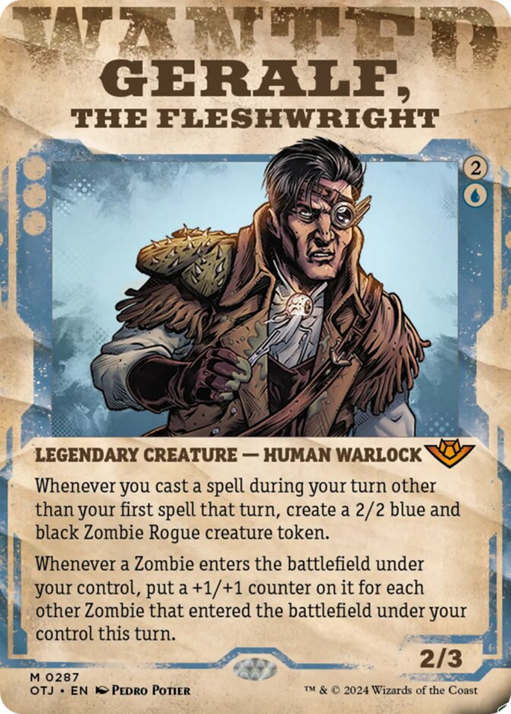 Geralf, the Fleshwright (Showcase) [Outlaws of Thunder Junction] | Good Games Cannington