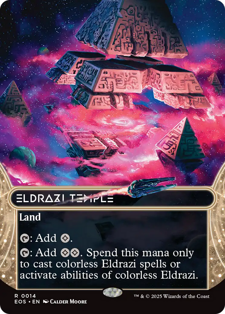 Eldrazi Temple (0014) (Borderless) [Edge of Eternities: Stellar Sights] | Good Games Cannington