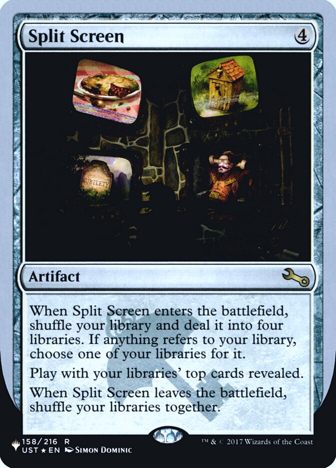 Split Screen (Unfinity Foil Edition) [The List] | Good Games Cannington