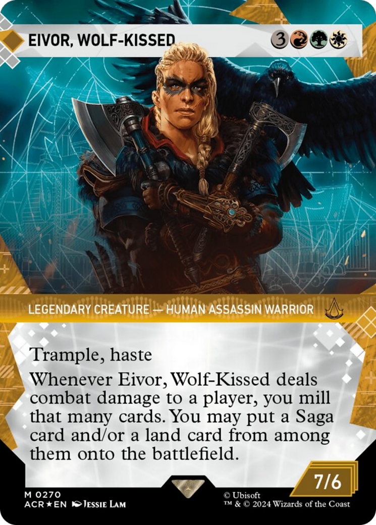 Eivor, Wolf-Kissed (Showcase) (Textured Foil) [Assassin's Creed] | Good Games Cannington