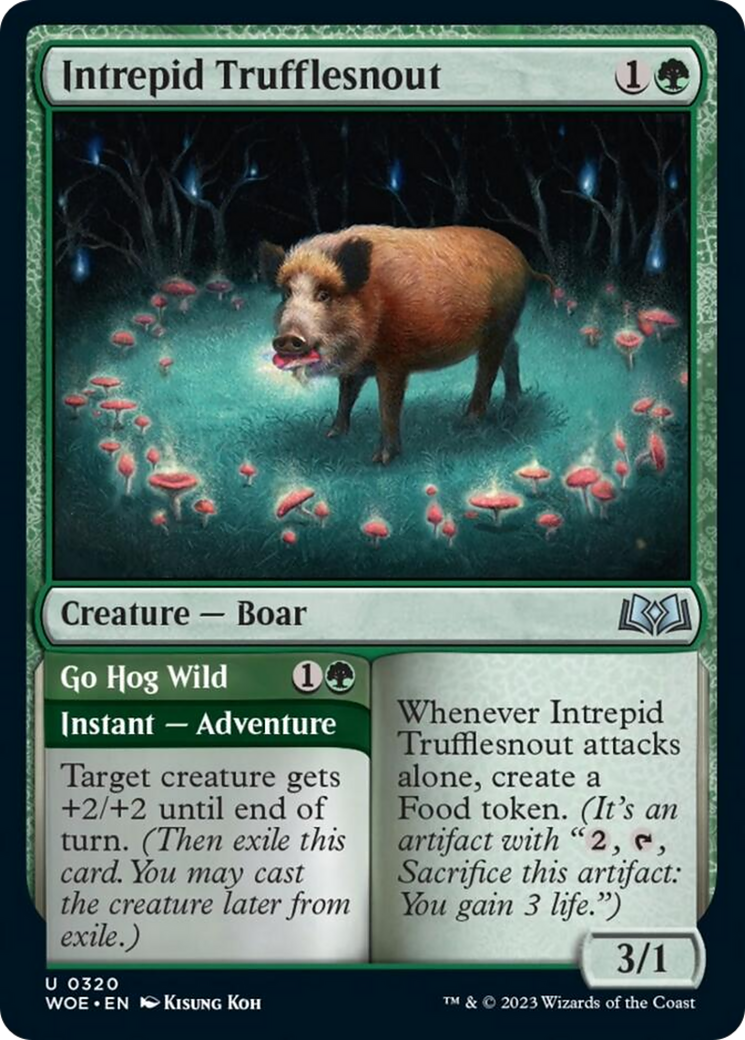 Intrepid Trufflesnout // Go Hog Wild [Wilds of Eldraine] | Good Games Cannington