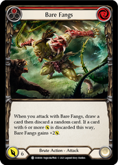 Bare Fangs (Red) [EVR008] (Everfest)  1st Edition Rainbow Foil | Good Games Cannington