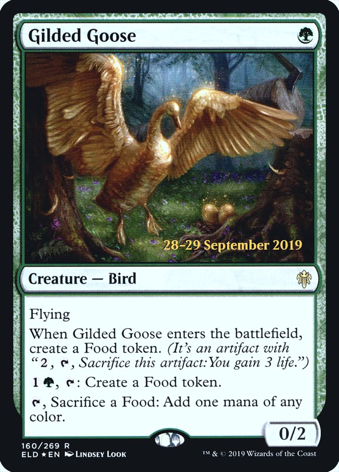 Gilded Goose [Throne of Eldraine Prerelease Promos] | Good Games Cannington