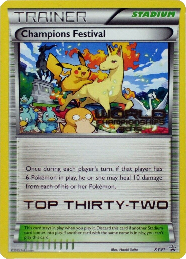Champions Festival (XY91) (2015 Top Thirty-Two) [XY: Black Star Promos] | Good Games Cannington
