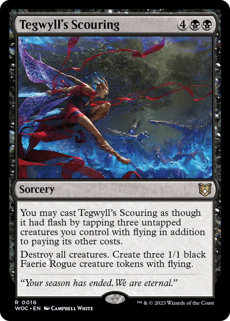 Tegwyll's Scouring [Wilds of Eldraine Commander] | Good Games Cannington