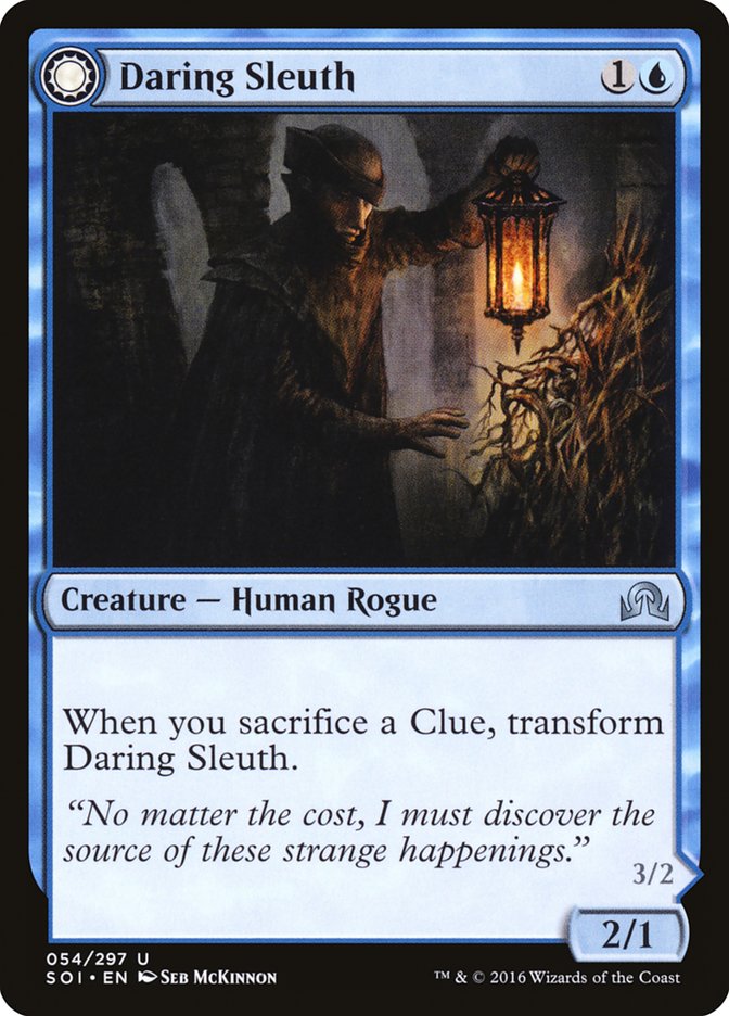 Daring Sleuth // Bearer of Overwhelming Truths [Shadows over Innistrad] | Good Games Cannington