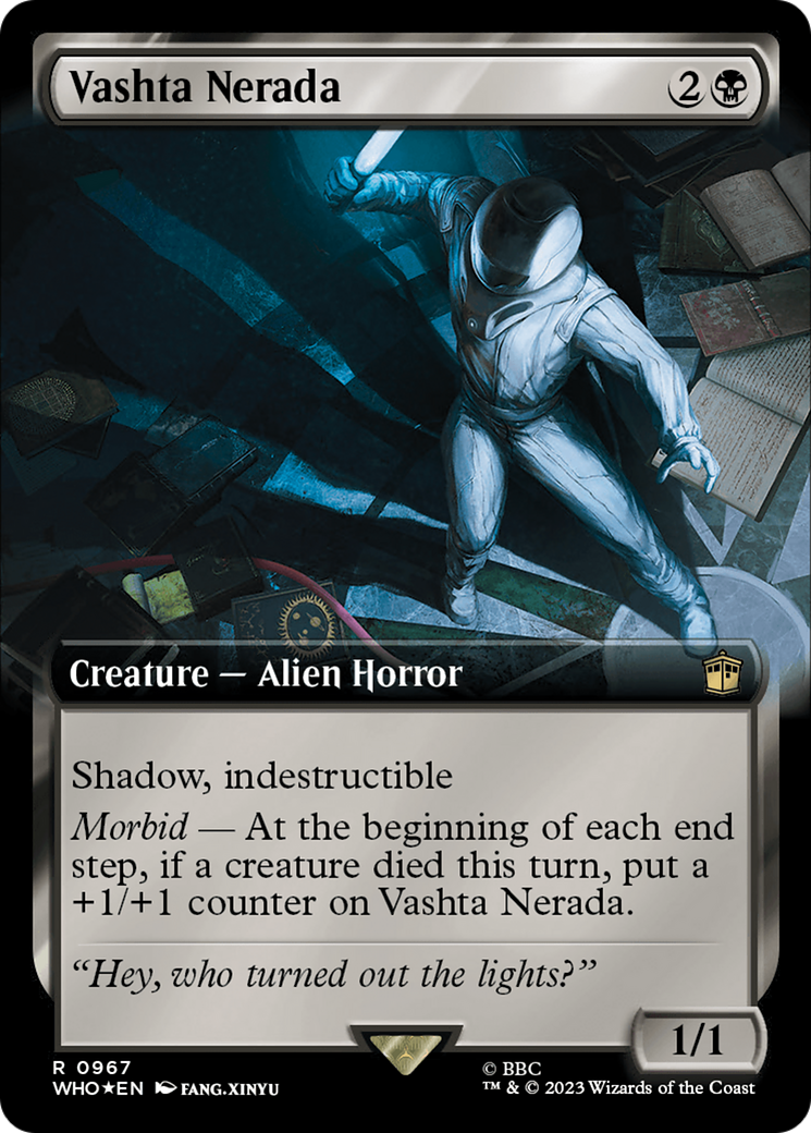 Vashta Nerada (Extended Art) (Surge Foil) [Doctor Who] | Good Games Cannington