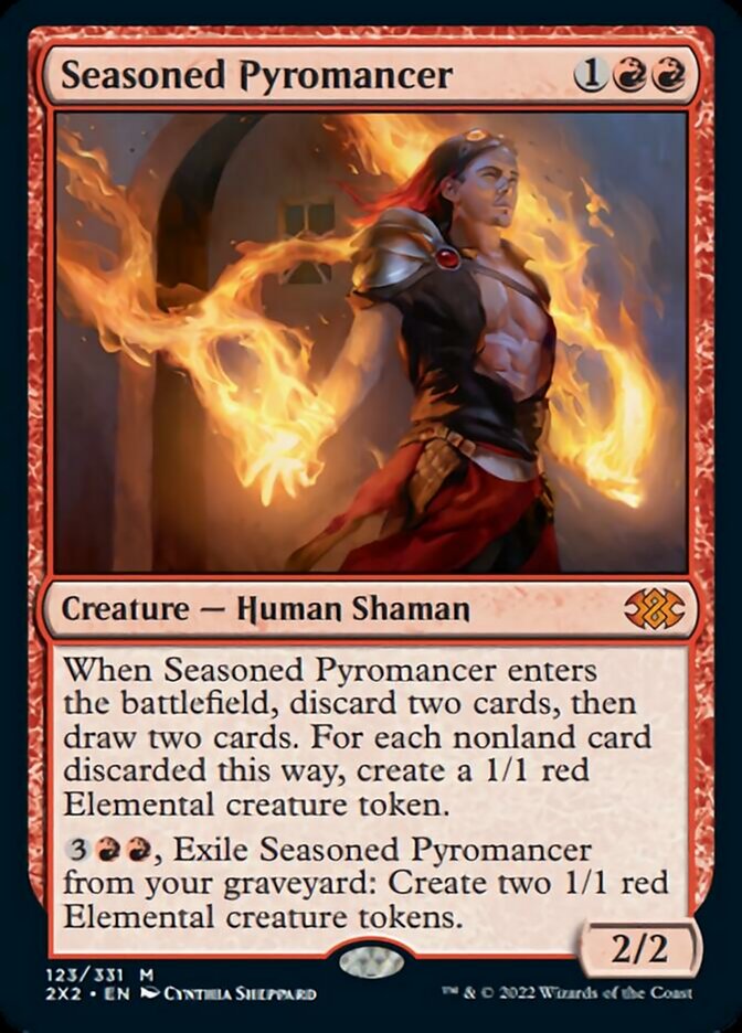 Seasoned Pyromancer [Double Masters 2022] | Good Games Cannington