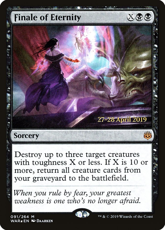 Finale of Eternity [War of the Spark Prerelease Promos] | Good Games Cannington