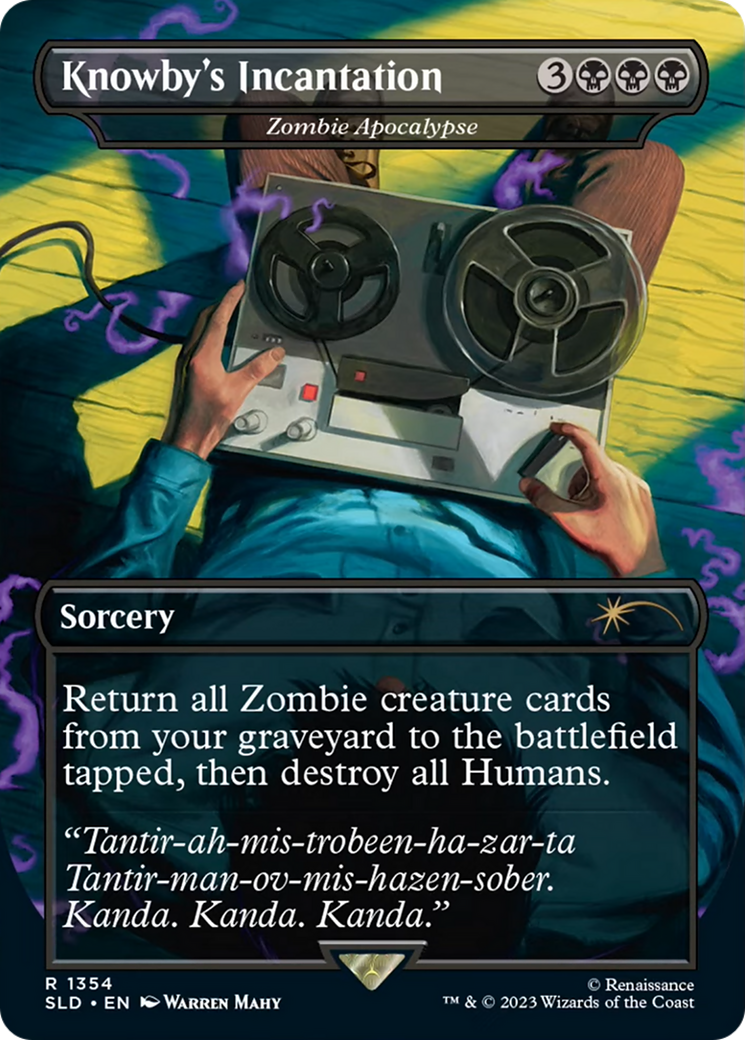 Knowby's Incantation - Zombie Apocalypse [Secret Lair Drop Series] | Good Games Cannington