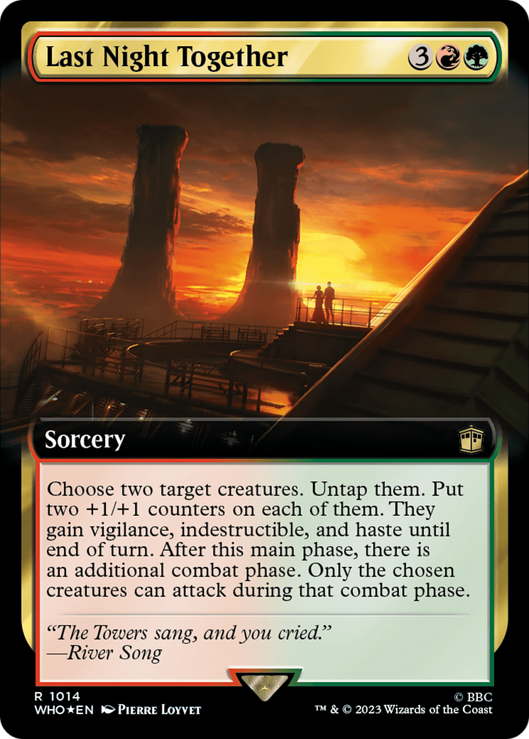 Last Night Together (Extended Art) (Surge Foil) [Doctor Who] | Good Games Cannington