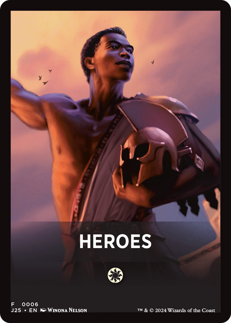 Heroes Theme Card [Foundations Jumpstart Front Cards] | Good Games Cannington