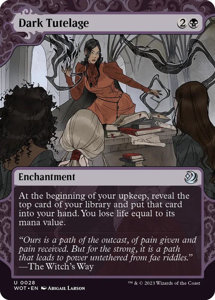 Dark Tutelage 28 (Wilds of Eldraine: Enchanting Tales)  | Good Games Cannington