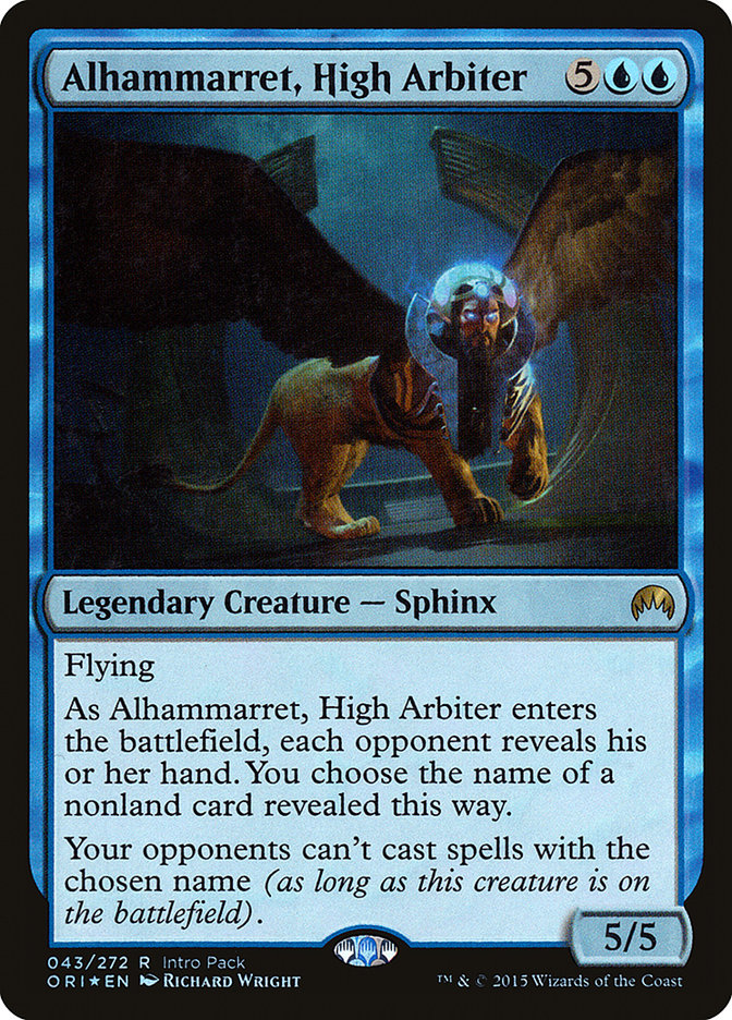 Alhammarret, High Arbiter (Intro Pack) [Magic Origins Promos] | Good Games Cannington