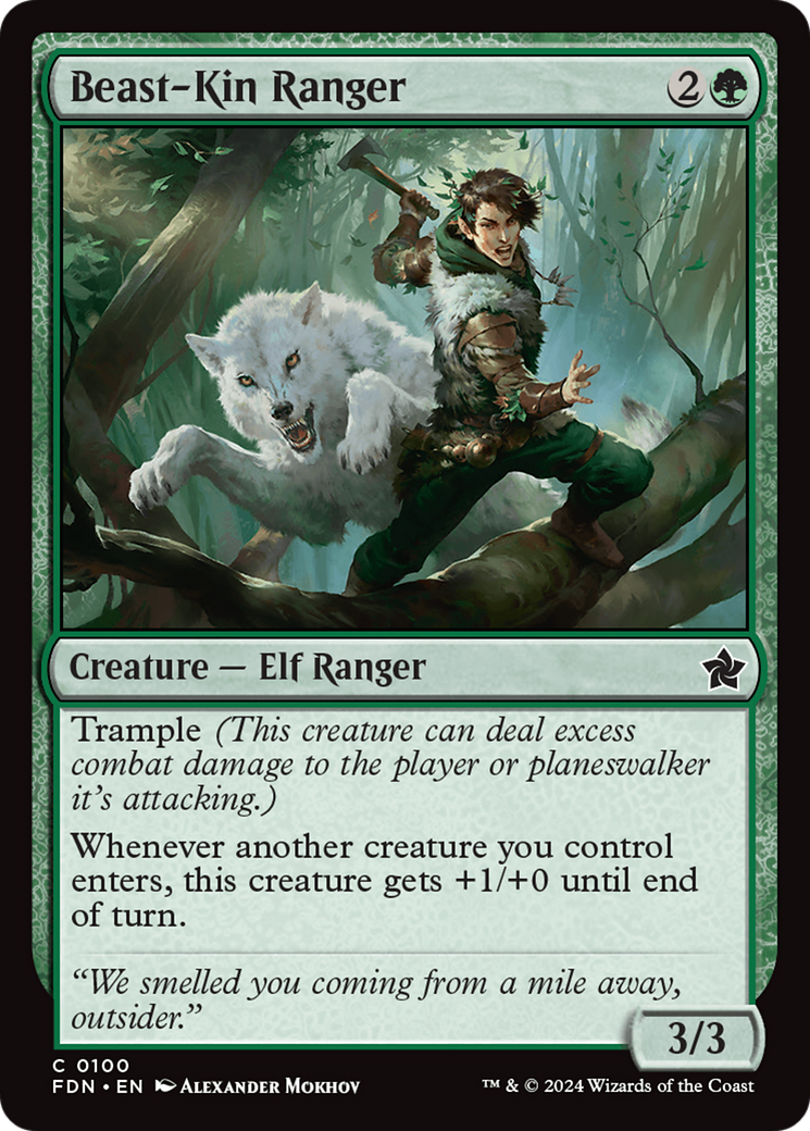Beast-Kin Ranger [Foundations] | Good Games Cannington