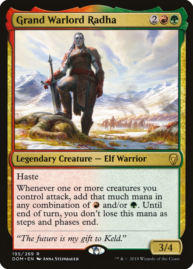 Grand Warlord Radha 195 (Dominaria)  | Good Games Cannington