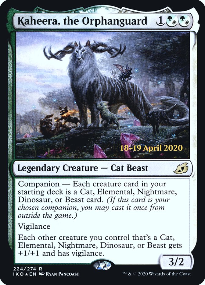 Kaheera, the Orphanguard [Ikoria: Lair of Behemoths Prerelease Promos] | Good Games Cannington