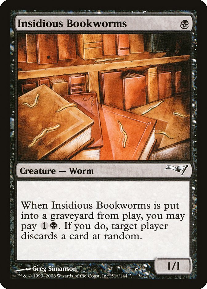 Insidious Bookworms [Coldsnap Theme Decks] | Good Games Cannington