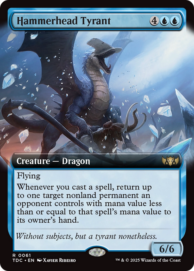 Hammerhead Tyrant (Extended Art) [Tarkir: Dragonstorm Commander] | Good Games Cannington