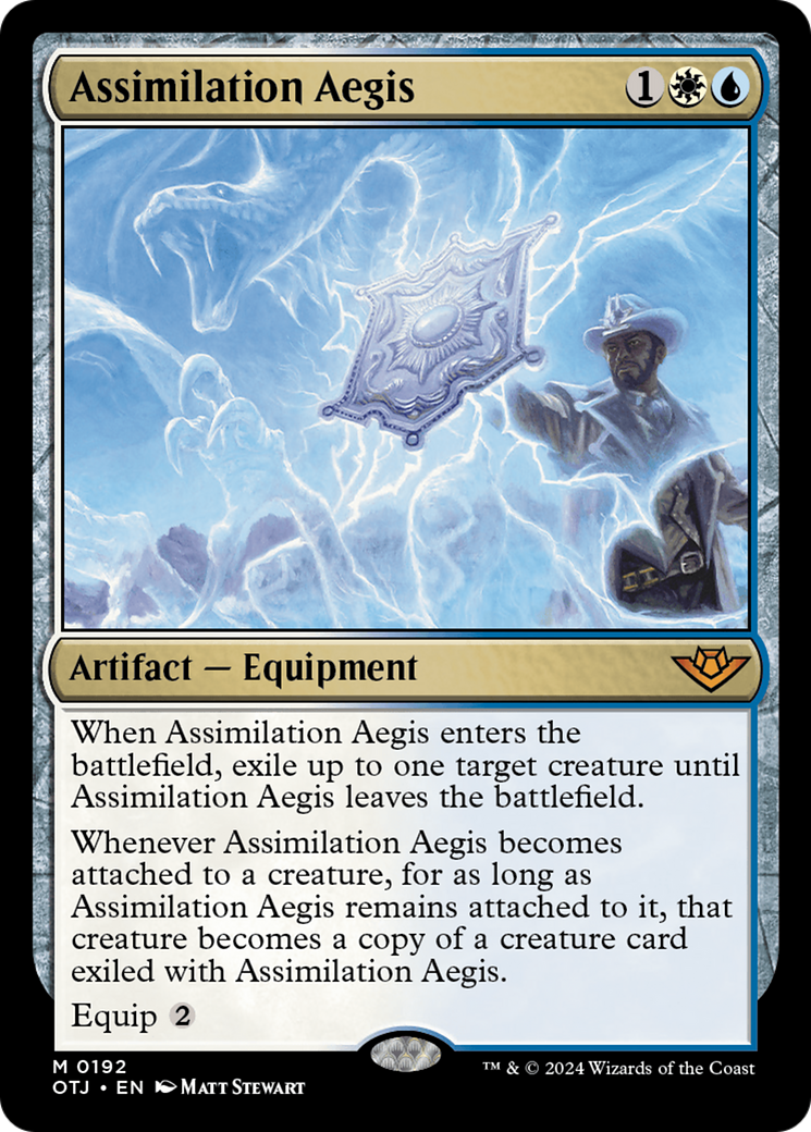 Assimilation Aegis [Outlaws of Thunder Junction] | Good Games Cannington