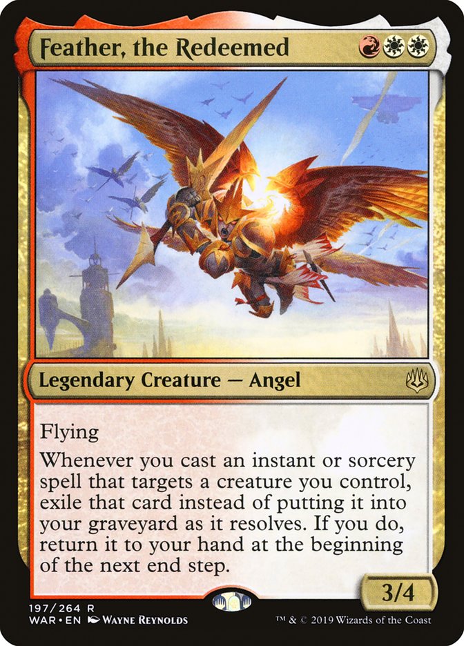 Feather, the Redeemed 197 (War of the Spark)  - Foil | Good Games Cannington