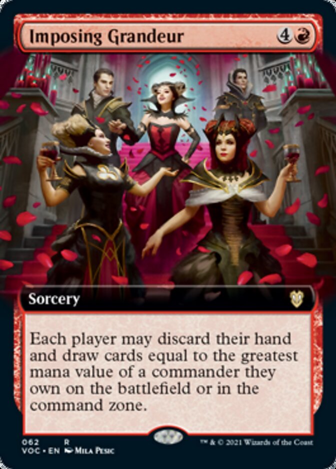 Imposing Grandeur (Extended Art) [Innistrad: Crimson Vow Commander] | Good Games Cannington