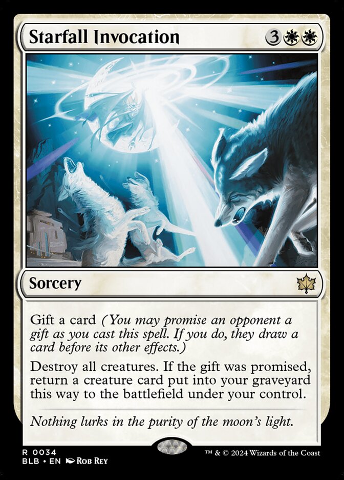 Starfall Invocation 34 (Bloomburrow)  - Foil | Good Games Cannington