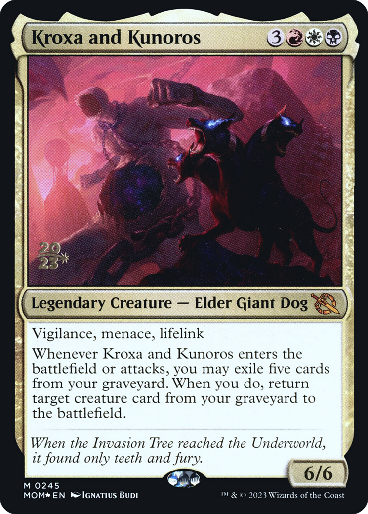 Kroxa and Kunoros [March of the Machine Prerelease Promos] | Good Games Cannington