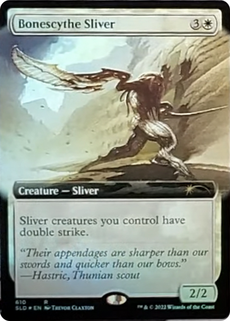 Bonescythe Sliver (Extended Art) [Secret Lair Drop Series] | Good Games Cannington