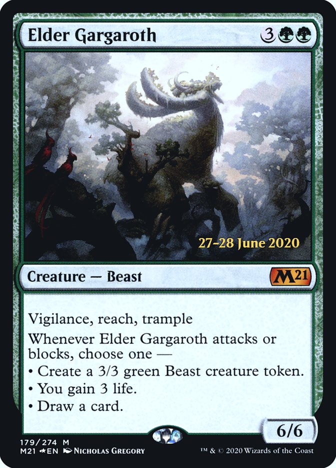 Elder Gargaroth [Core Set 2021 Prerelease Promos] | Good Games Cannington