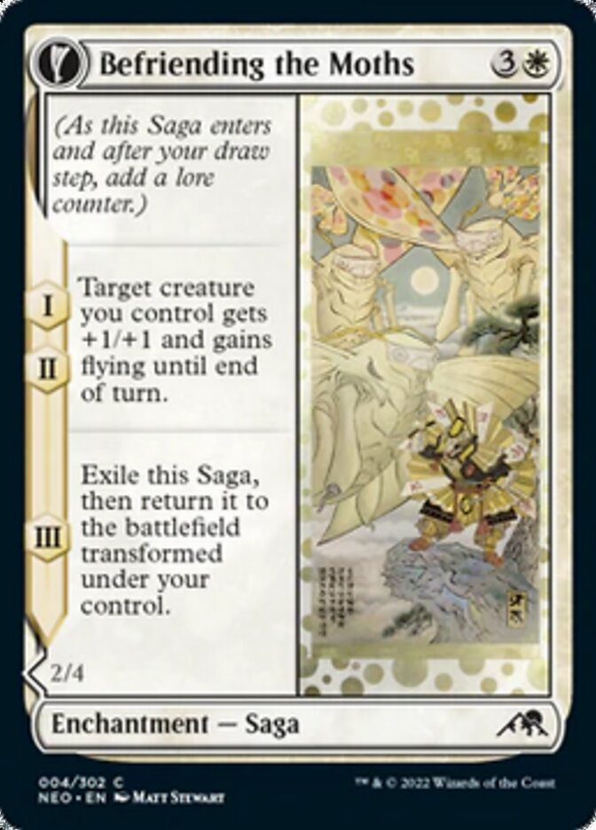 Befriending the Moths // Imperial Moth [Kamigawa: Neon Dynasty] | Good Games Cannington