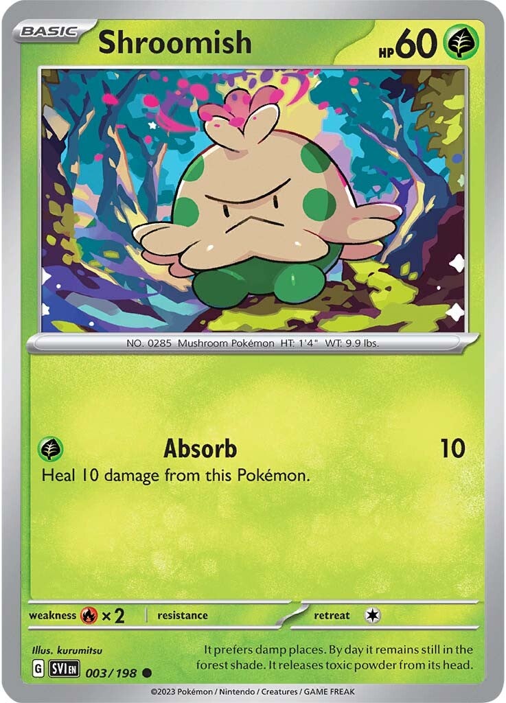 Shroomish (003/198) [Scarlet & Violet: Base Set] | Good Games Cannington