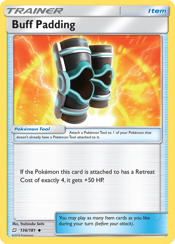 Buff Padding (136/181) [Sun & Moon: Team Up] | Good Games Cannington