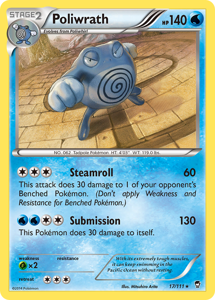 Poliwrath (17/111) [XY: Furious Fists] | Good Games Cannington