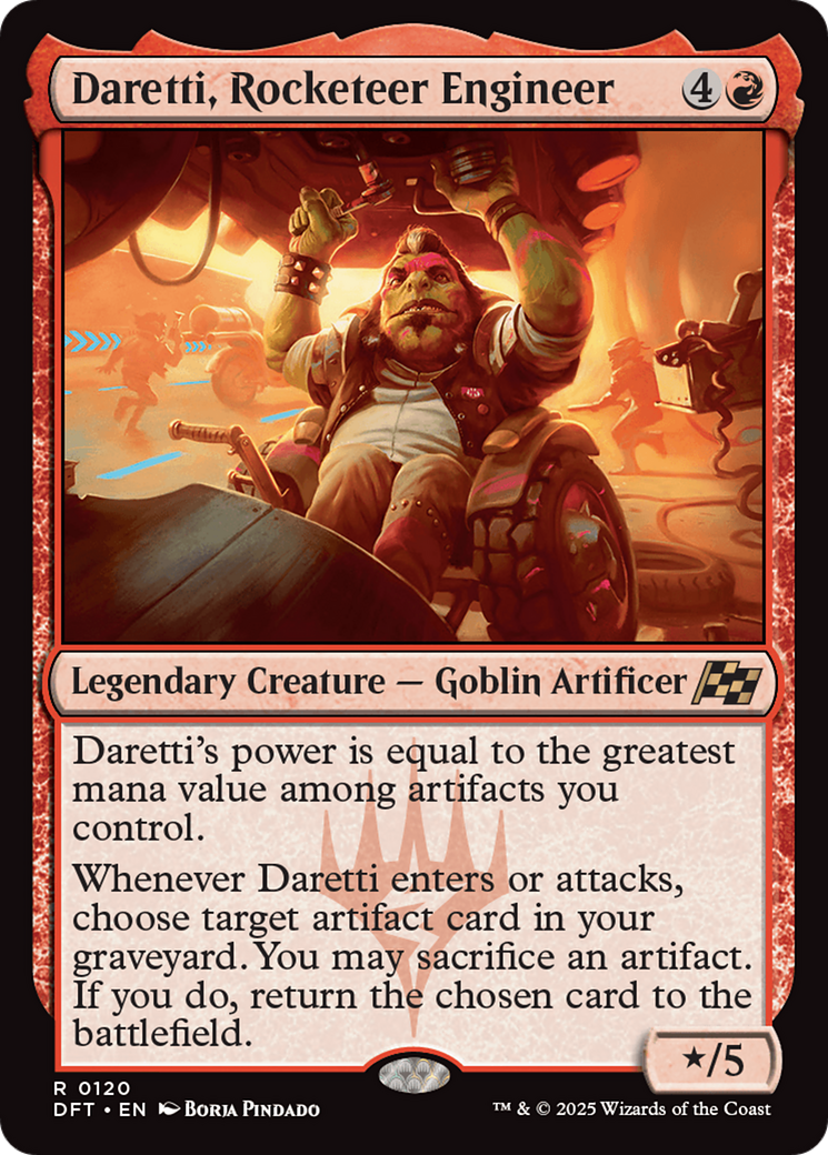 Daretti, Rocketeer Engineer [Aetherdrift] | Good Games Cannington