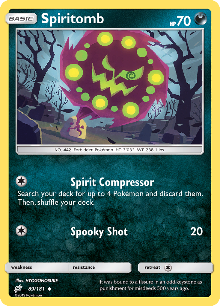 Spiritomb (89/181) [Sun & Moon: Team Up] | Good Games Cannington