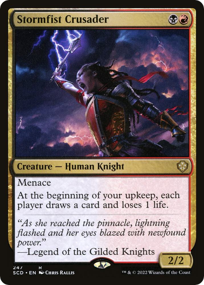 Stormfist Crusader 247/352 (Starter Commander Decks)  | Good Games Cannington