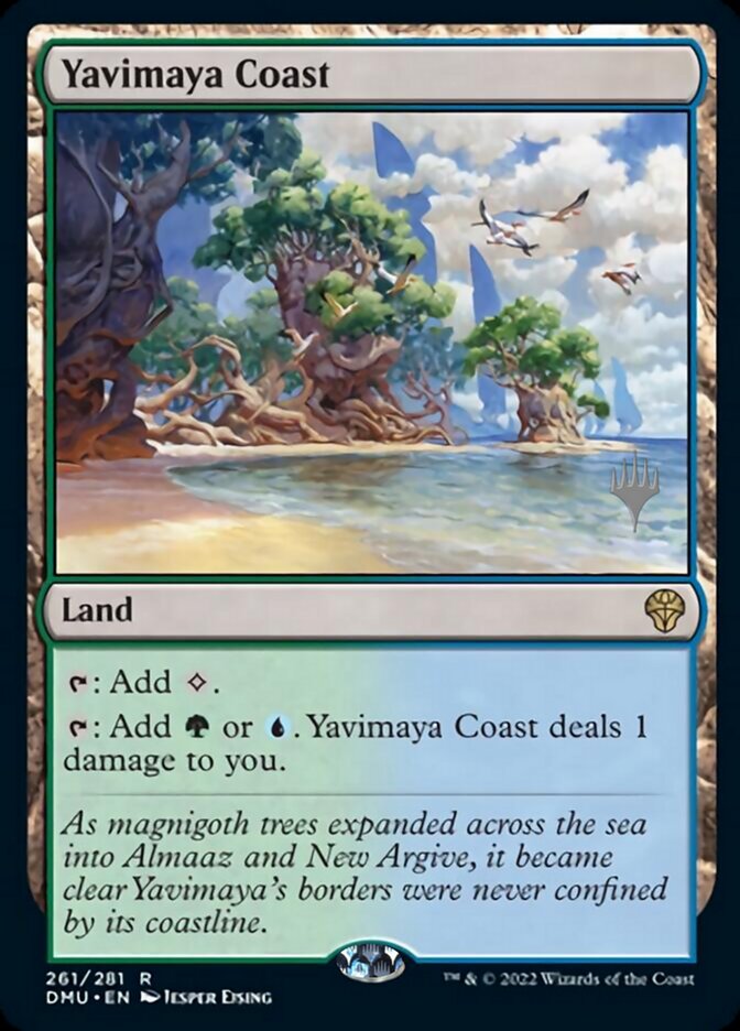 Yavimaya Coast (Promo Pack) [Dominaria United Promos] | Good Games Cannington
