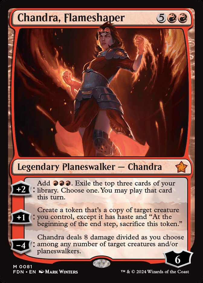 Chandra, Flameshaper 81/291 (Foundations)  | Good Games Cannington