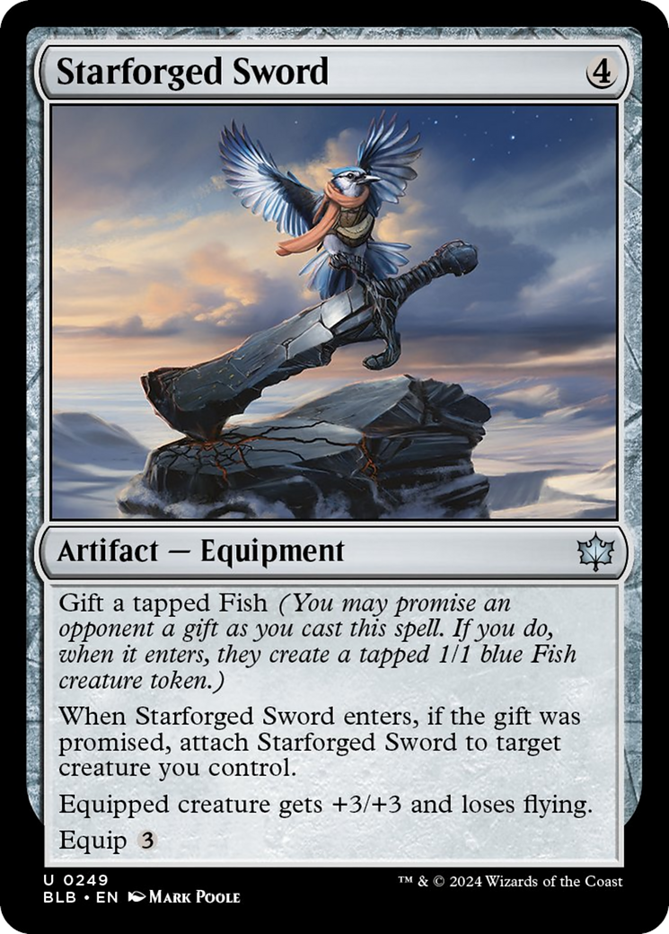 Starforged Sword [Bloomburrow] | Good Games Cannington